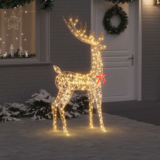 3D Reindeer 250 LEDs Warm white 96 x 40 x 180 cm PET