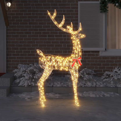 3D Reindeer 250 LEDs Warm white 96 x 40 x 180 cm PET