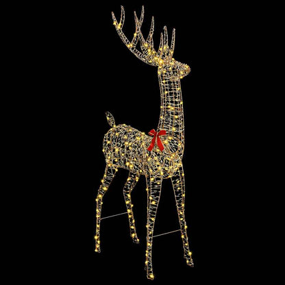 3D Reindeer 250 LEDs Warm white 96 x 40 x 180 cm PET