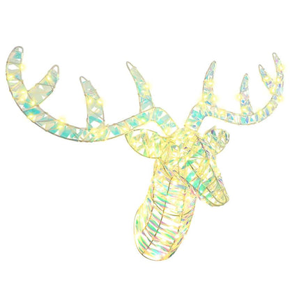 Reindeer Pull Sleigh Warm white 68 x 36.5 x62.5 cm PET