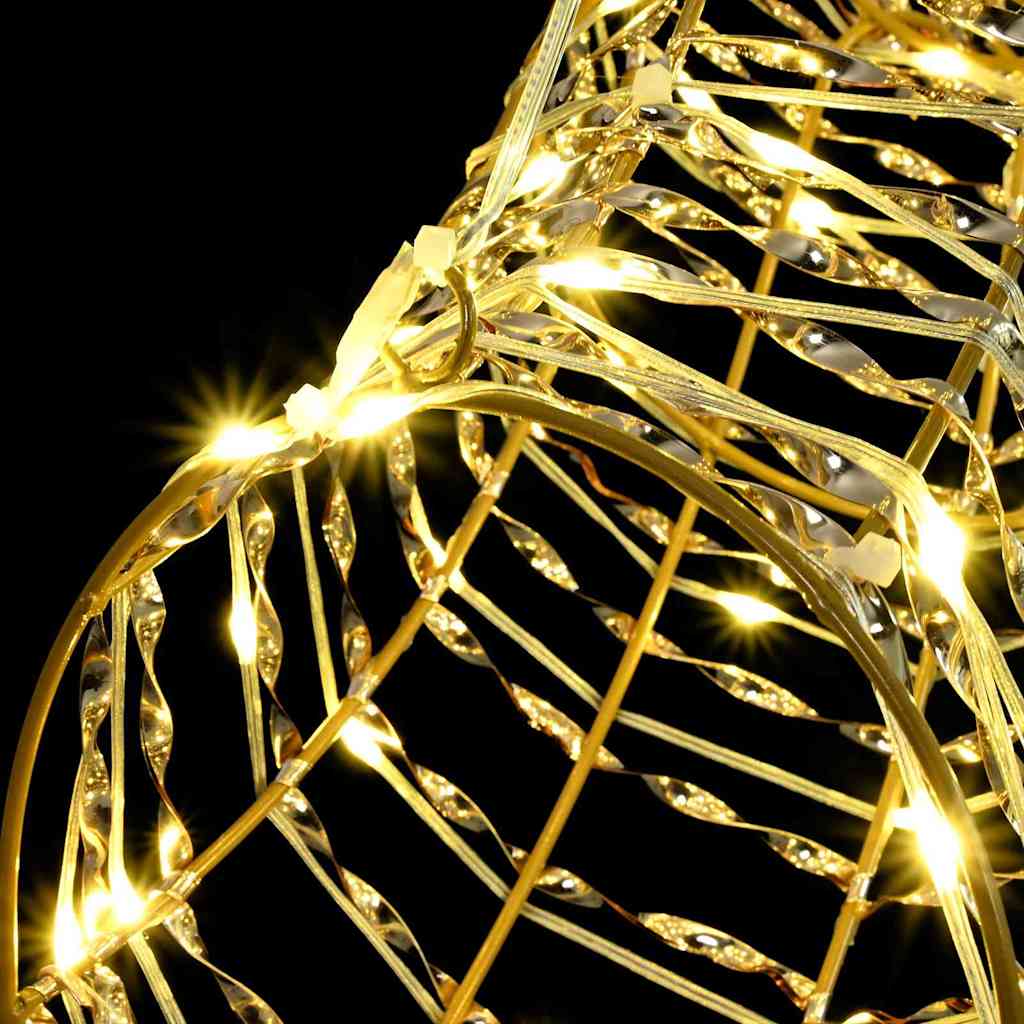 Reindeer Pull Sleigh Warm white 68 x 36.5 x62.5 cm PET