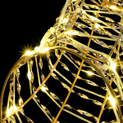 Reindeer Pull Sleigh Warm white 68 x 36.5 x62.5 cm PET