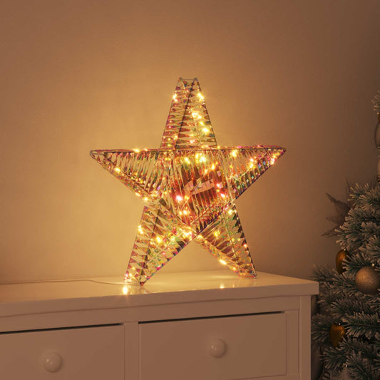 3D Star 50 LEDs Warm white 55 x 52.5 x 9 cm PET