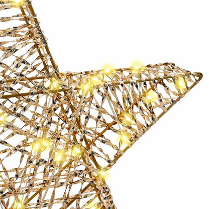 3D Star 50 LEDs Warm white 55 x 52.5 x 9 cm PET