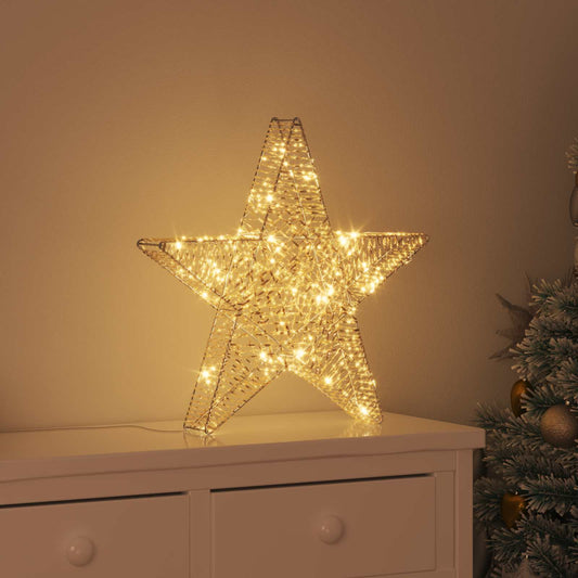 3D Star 50 LEDs Warm white 55 x 52.5 x 9 cm PET