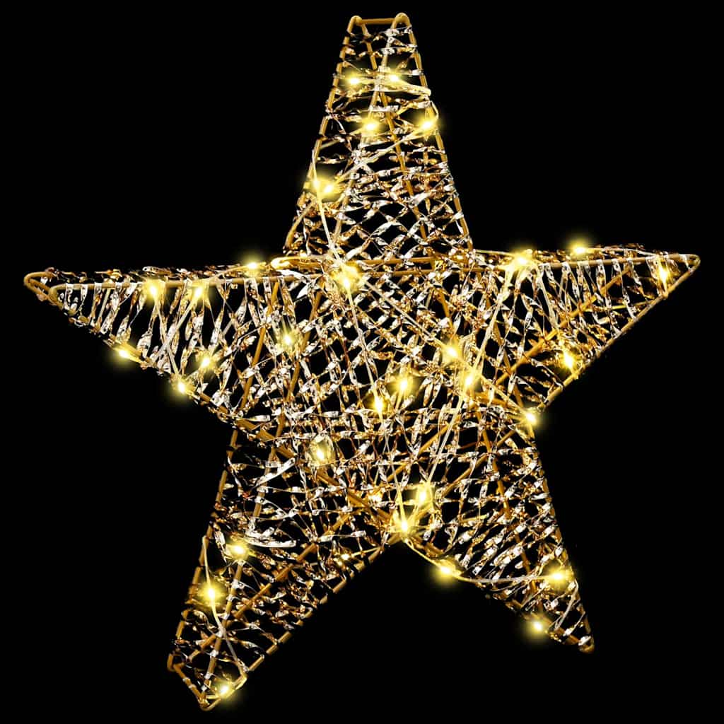 3D Star 50 LEDs Warm white 55 x 52.5 x 9 cm PET