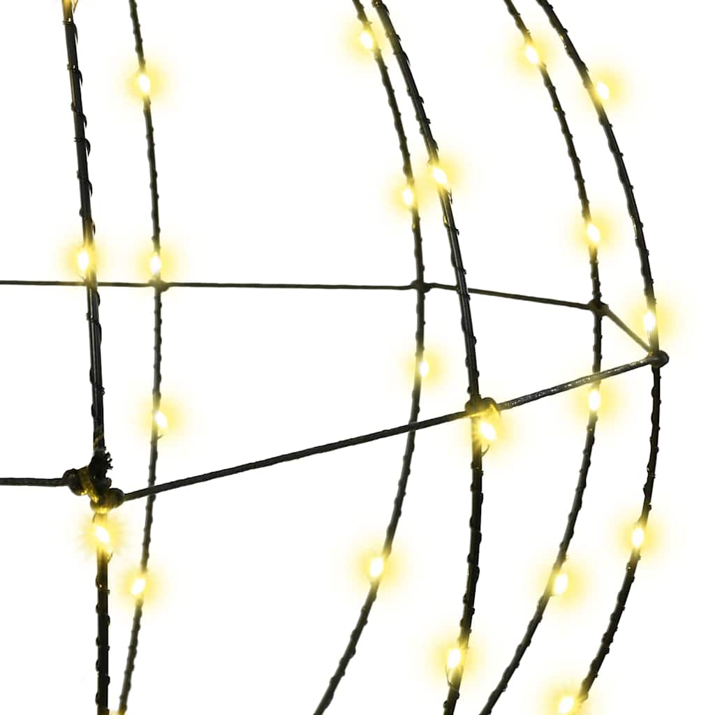 Ball with 192 LEDs Warm white 59.5 x 59.5 x 63 cm Metal