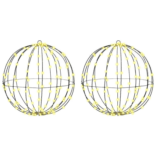 Ball 2 pcs Warm white 50 x 50 x 52 cm Metal 320 LEDs