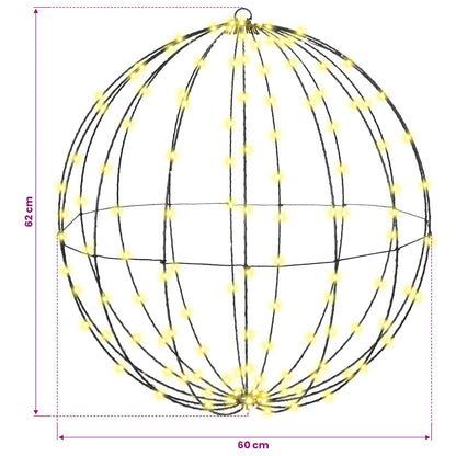 Ball 2 pcs Warm white 60 x 60 x 62 cm Metal 384 LEDs