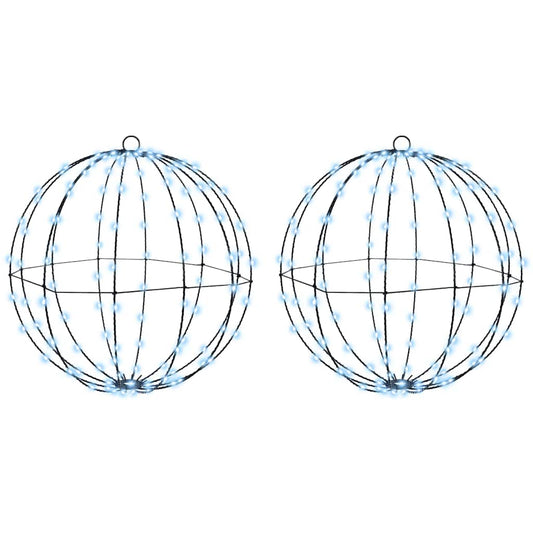 Ball 2 pcs Cold white 50 x 50 x 52 cm Metal 320 LEDs