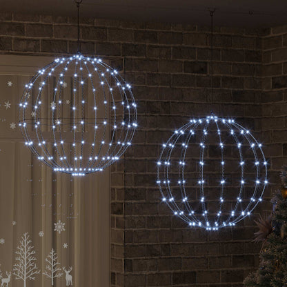 Ball 2 pcs Cold white 60 x 60 x 62 cm Metal 384 LEDs