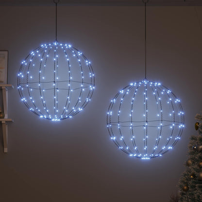 Ball 2 pcs Cold white 60 x 60 x 62 cm Metal 384 LEDs