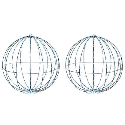 Ball 2 pcs Cold white 60 x 60 x 62 cm Metal 384 LEDs