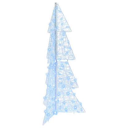 Christmas Tree with 100 LEDs Cold White 120 cm Acrylic