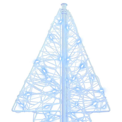 Christmas Tree with 160 LEDs Cold White 150 cm Acrylic