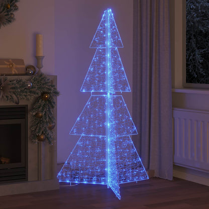 Christmas Tree with 240 LEDs Blue 180 cm Acrylic
