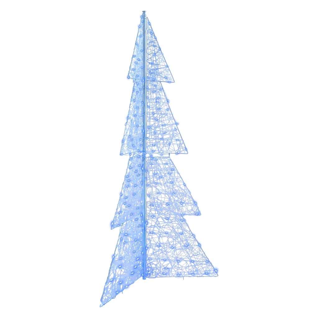 Christmas Tree with 240 LEDs Blue 180 cm Acrylic