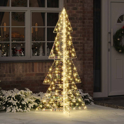 Christmas Tree with 240 LEDs Warm White 180 cm PET