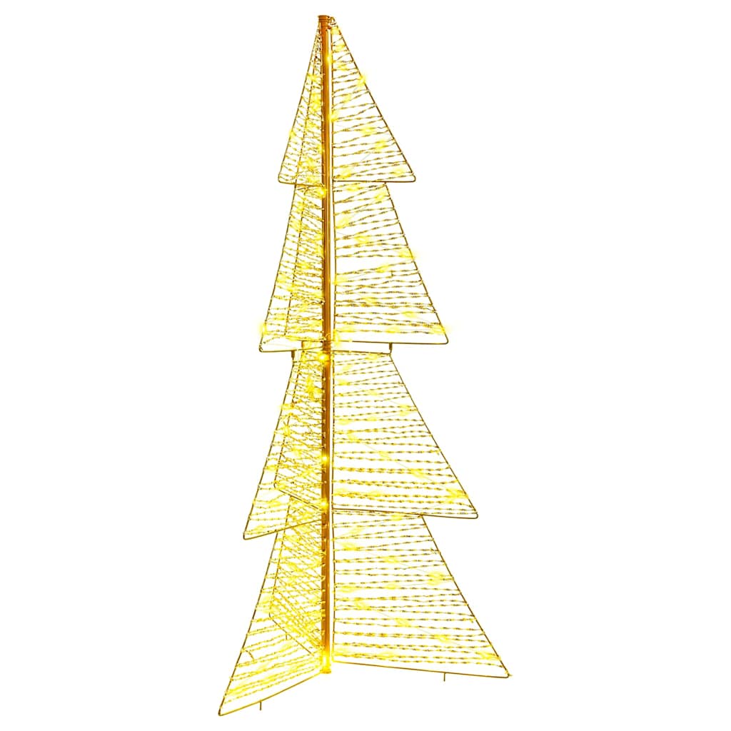Christmas Tree with 160 LEDs Warm White 150 cm PET