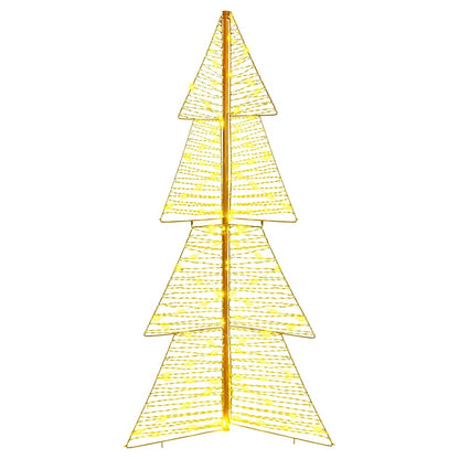 Christmas Tree with 160 LEDs Warm White 150 cm PET