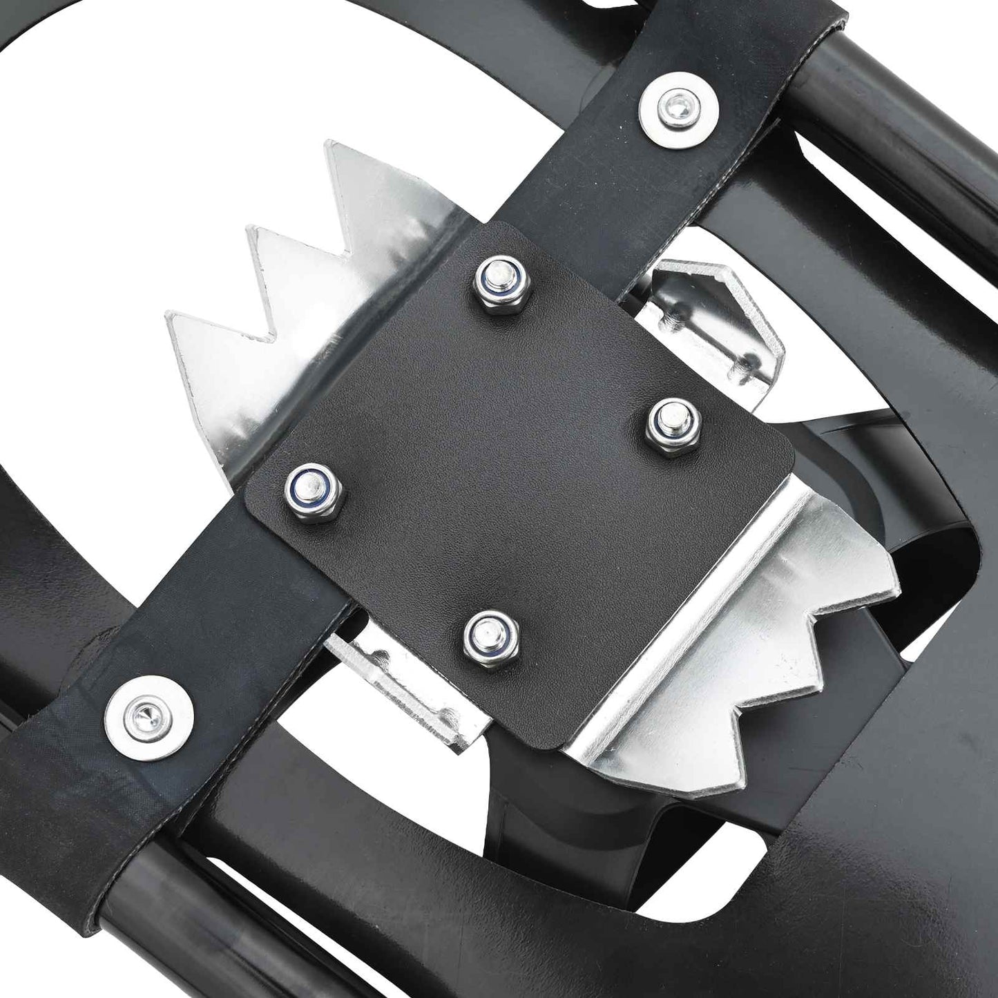 3 in 1 Snowshoes Black 63 x 21 cm Aluminum and HDPE