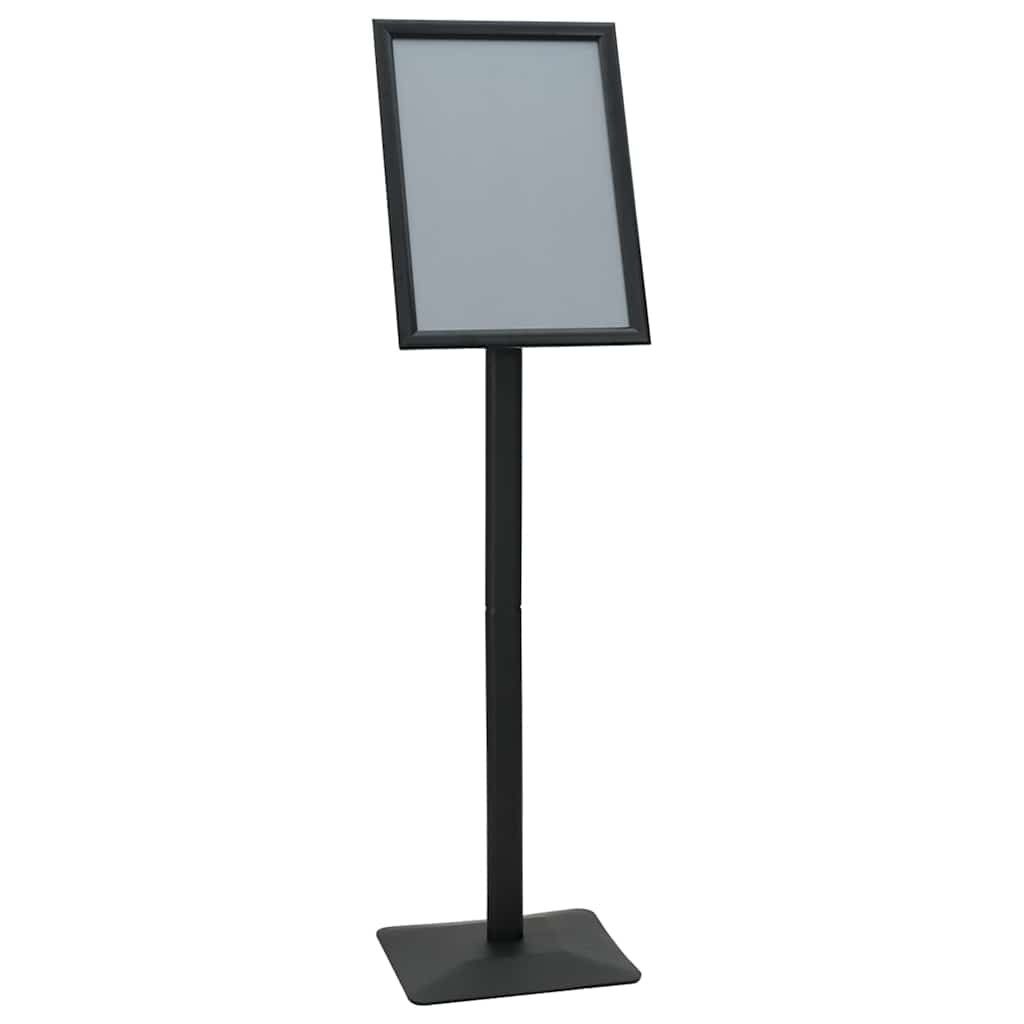 Pedestal Poster Stand Silver A3 Cast Iron