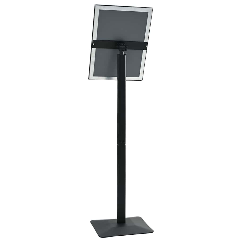 Pedestal Poster Stand Silver A3 Cast Iron