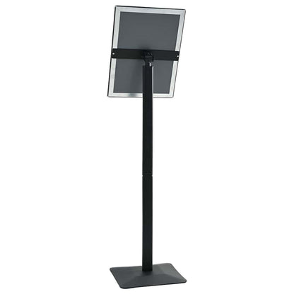 Pedestal Poster Stand Silver A3 Cast Iron