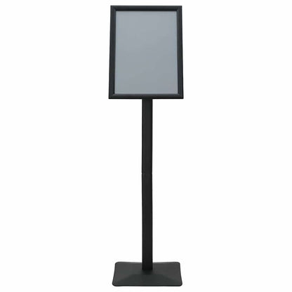 Pedestal Poster Stand Silver A3 Cast Iron
