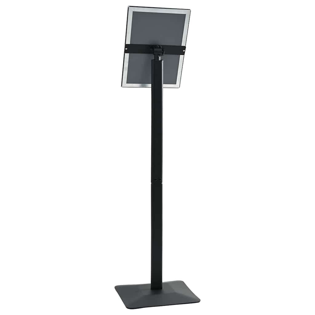 Pedestal Poster Stand Silver A4 Cast Iron