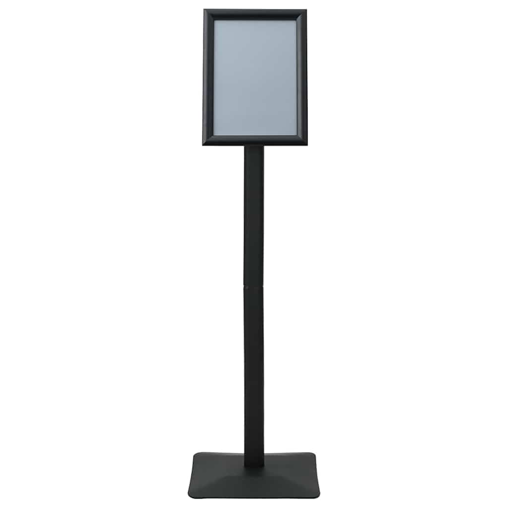 Pedestal Poster Stand Silver A4 Cast Iron