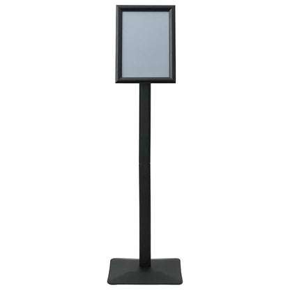 Pedestal Poster Stand Silver A4 Cast Iron