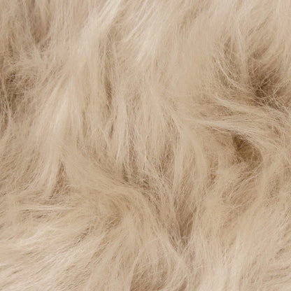 Faux Sheepskin Rug TAFALLA Beige 80 x 200 cm Polyester