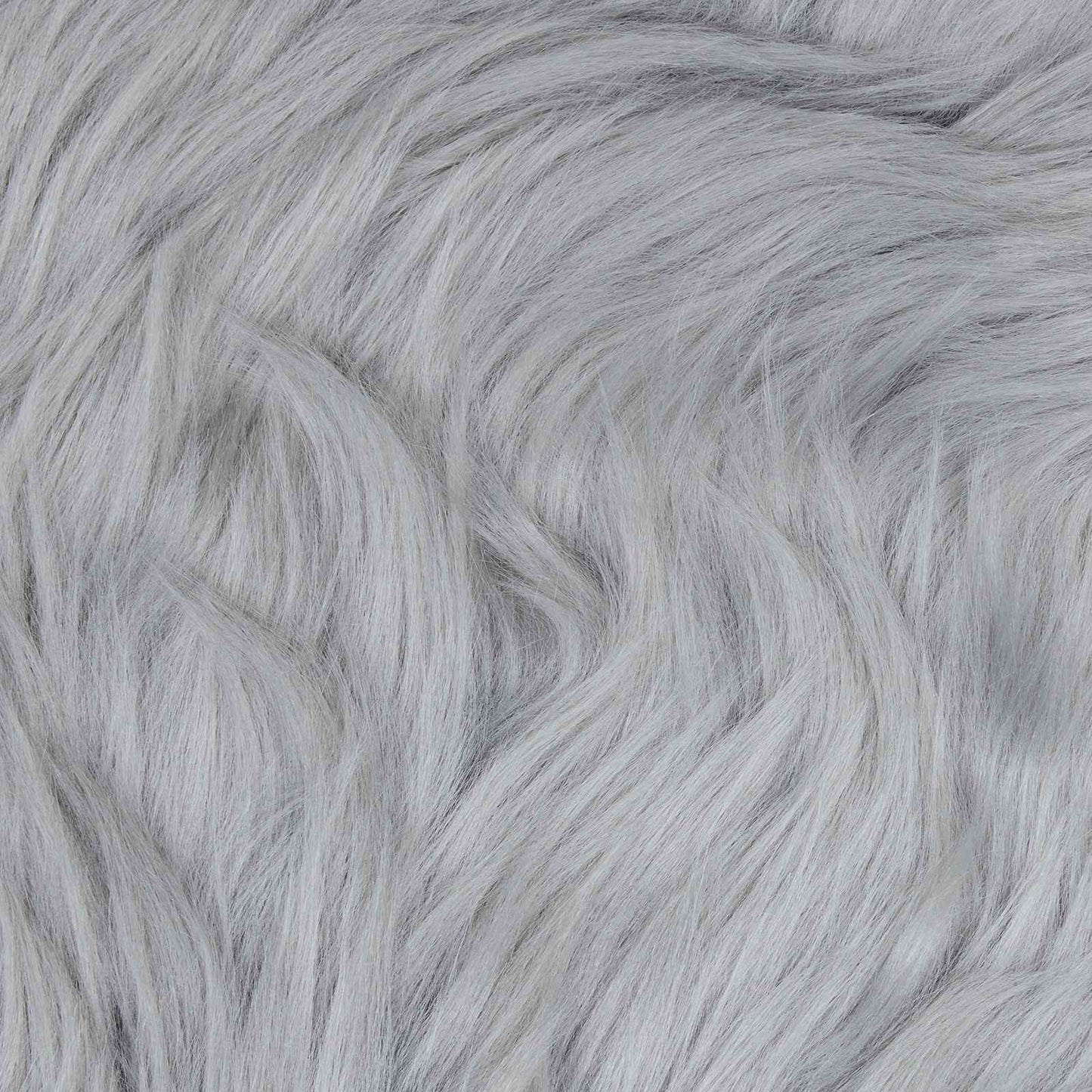 Faux Sheepskin Rug TAFALLA Grey 160 x 160 cm Polyester