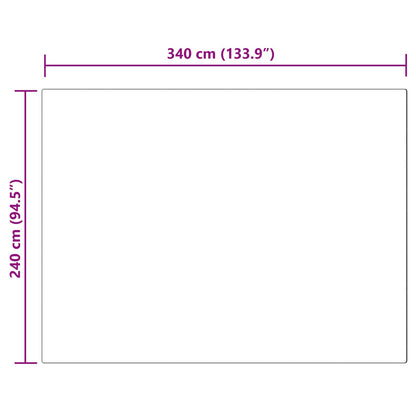 Faux Sheepskin Rug TAFALLA Pink 240 x 340 cm Polyester