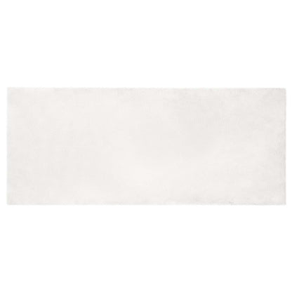 Anti-Slip Faux Rabbit Fur Rug OLITE White 80 x 200 cm Polyester