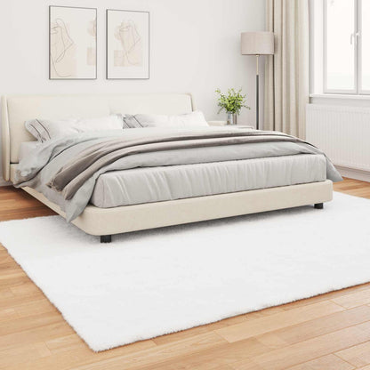 Anti-Slip Faux Rabbit Fur Rug OLITE White 200 x 280 cm