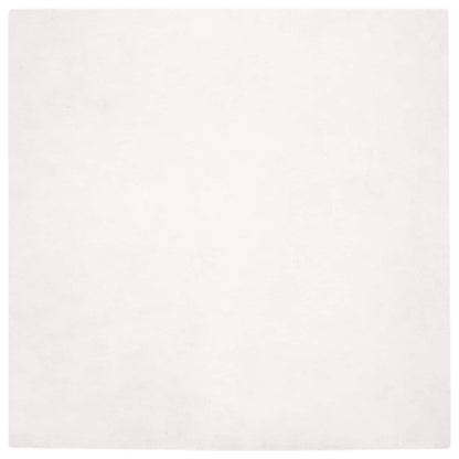 Anti-Slip Faux Rabbit Fur Rug OLITE White 120 x 120 cm