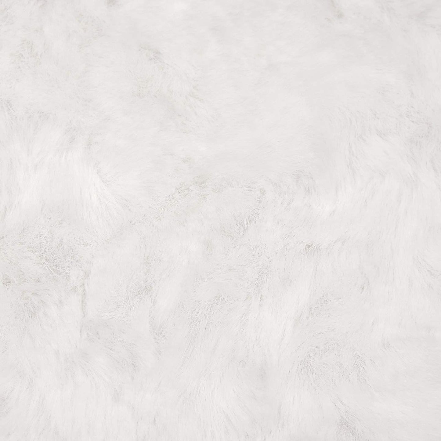Anti-Slip Faux Rabbit Fur Rug OLITE White 60 x 90 cm Polyester