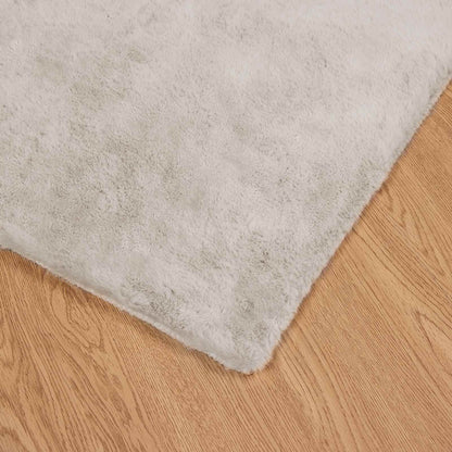 Anti-Slip Faux Rabbit Fur Rug OLITE Beige 80 x 200 cm Polyester