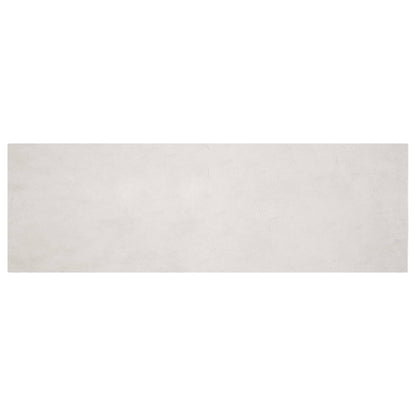Anti-Slip Faux Rabbit Fur Rug OLITE Beige 80 x 250 cm Polyester