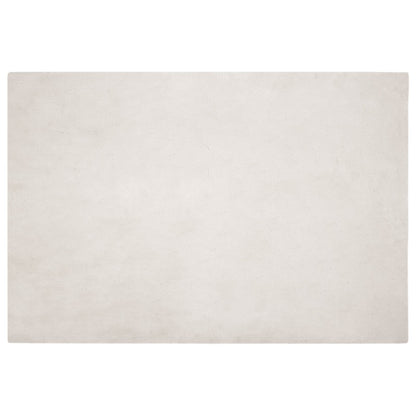 Anti-Slip Faux Rabbit Fur Rug OLITE Beige 160 x 230 cm