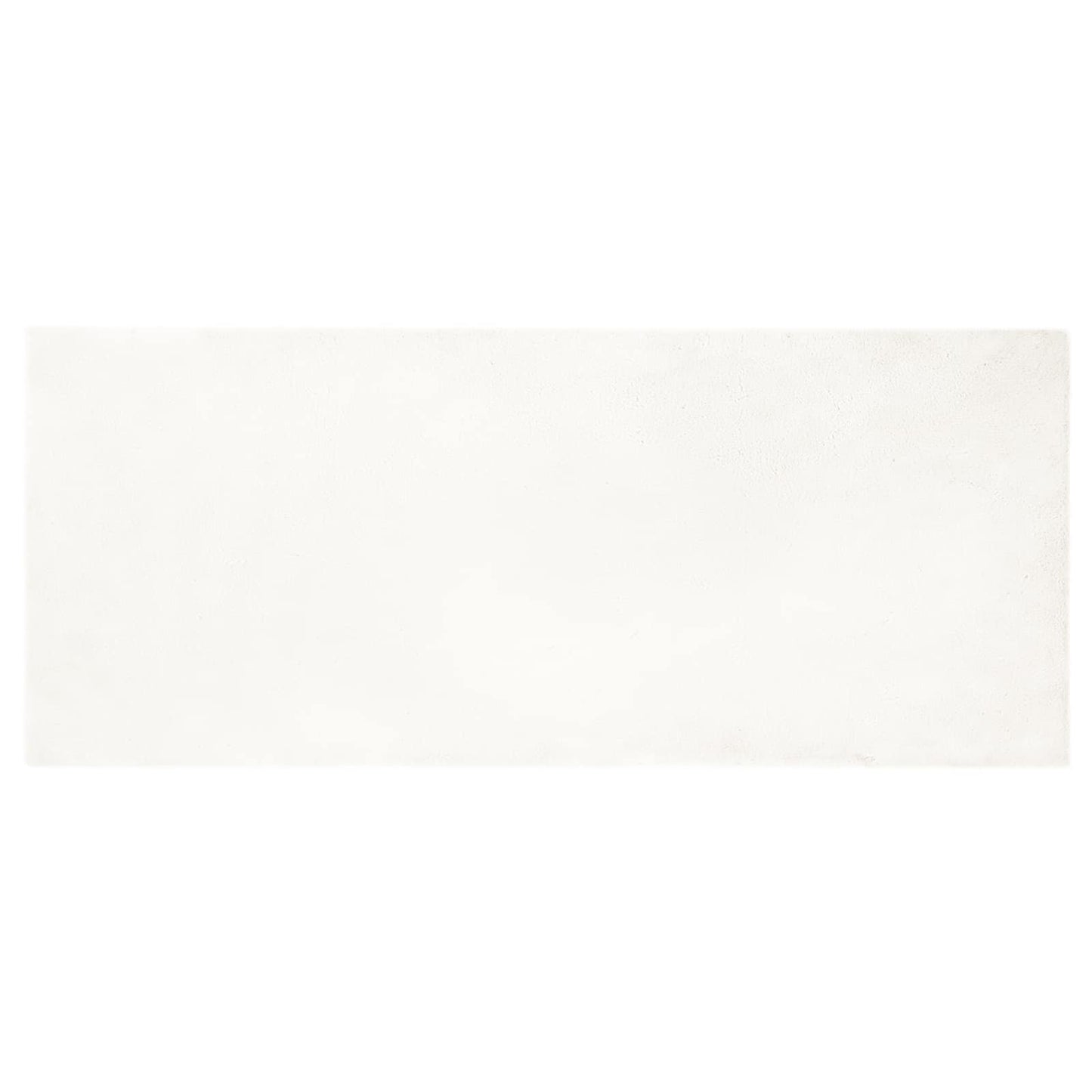 Anti-Slip Faux Rabbit Fur Rug OLITE Cream 100 x 200 cm