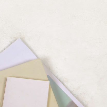 Anti-Slip Faux Rabbit Fur Rug OLITE Cream 120 x 170 cm