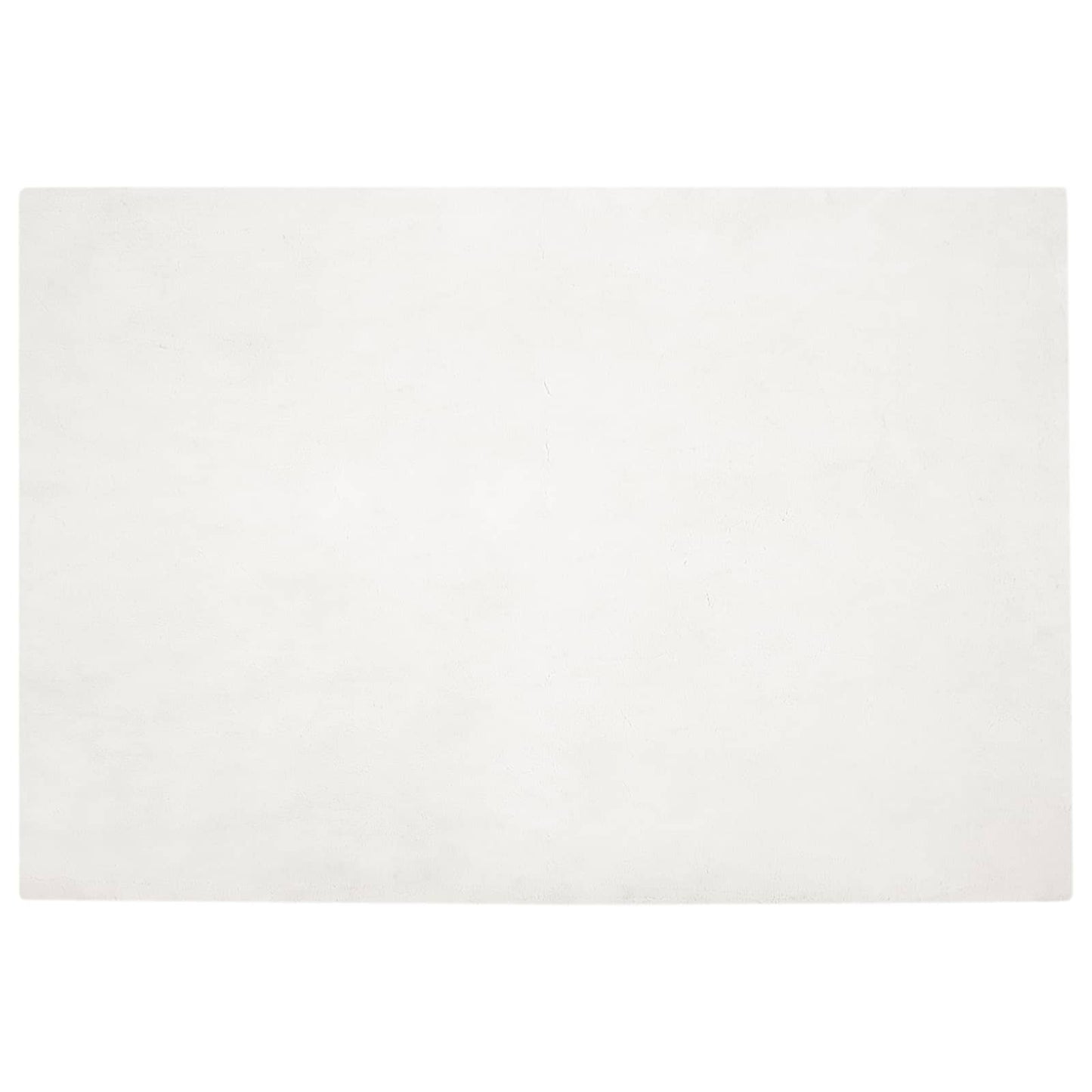 Anti-Slip Faux Rabbit Fur Rug OLITE Cream 140 x 200 cm
