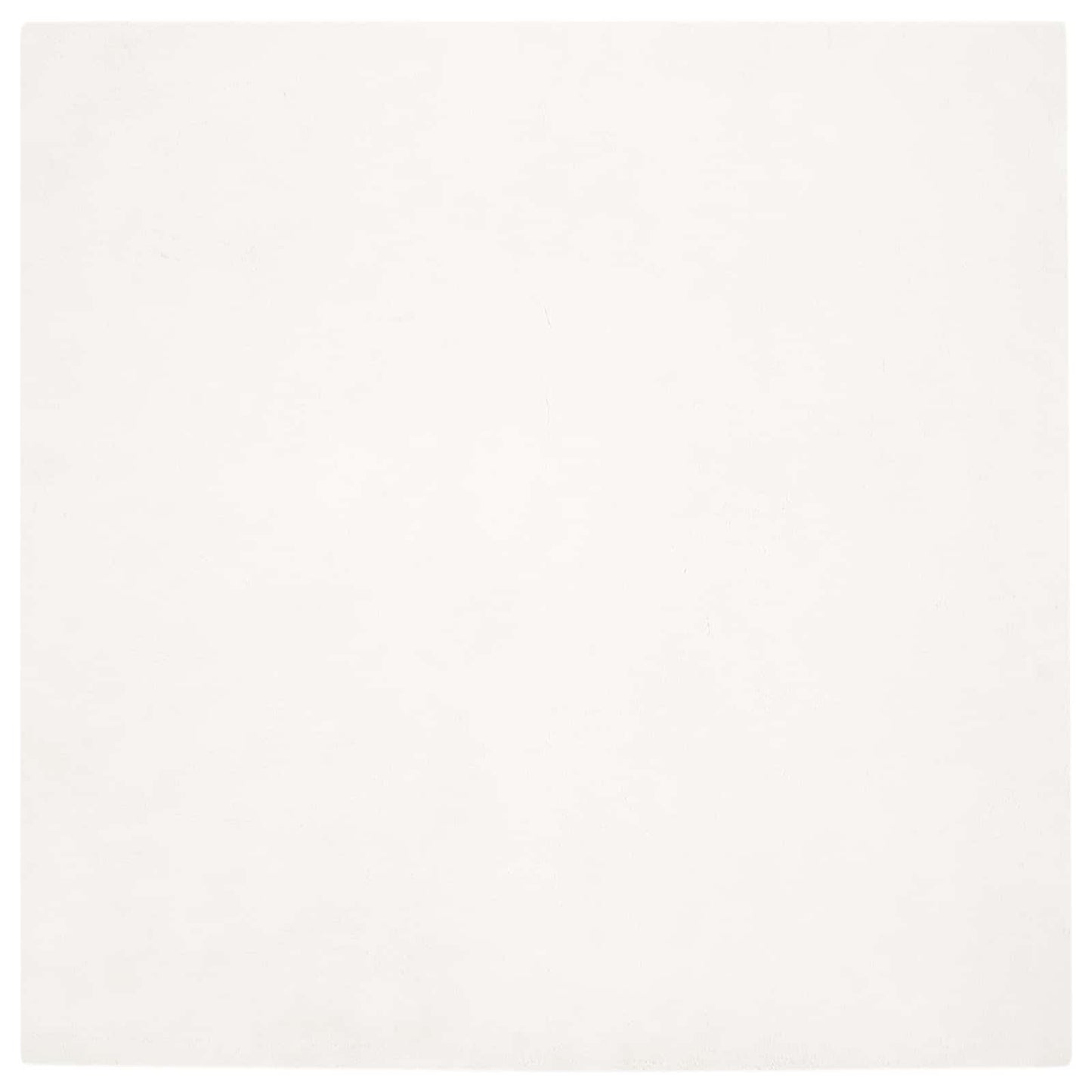 Anti-Slip Faux Rabbit Fur Rug OLITE Cream 200 x 200 cm