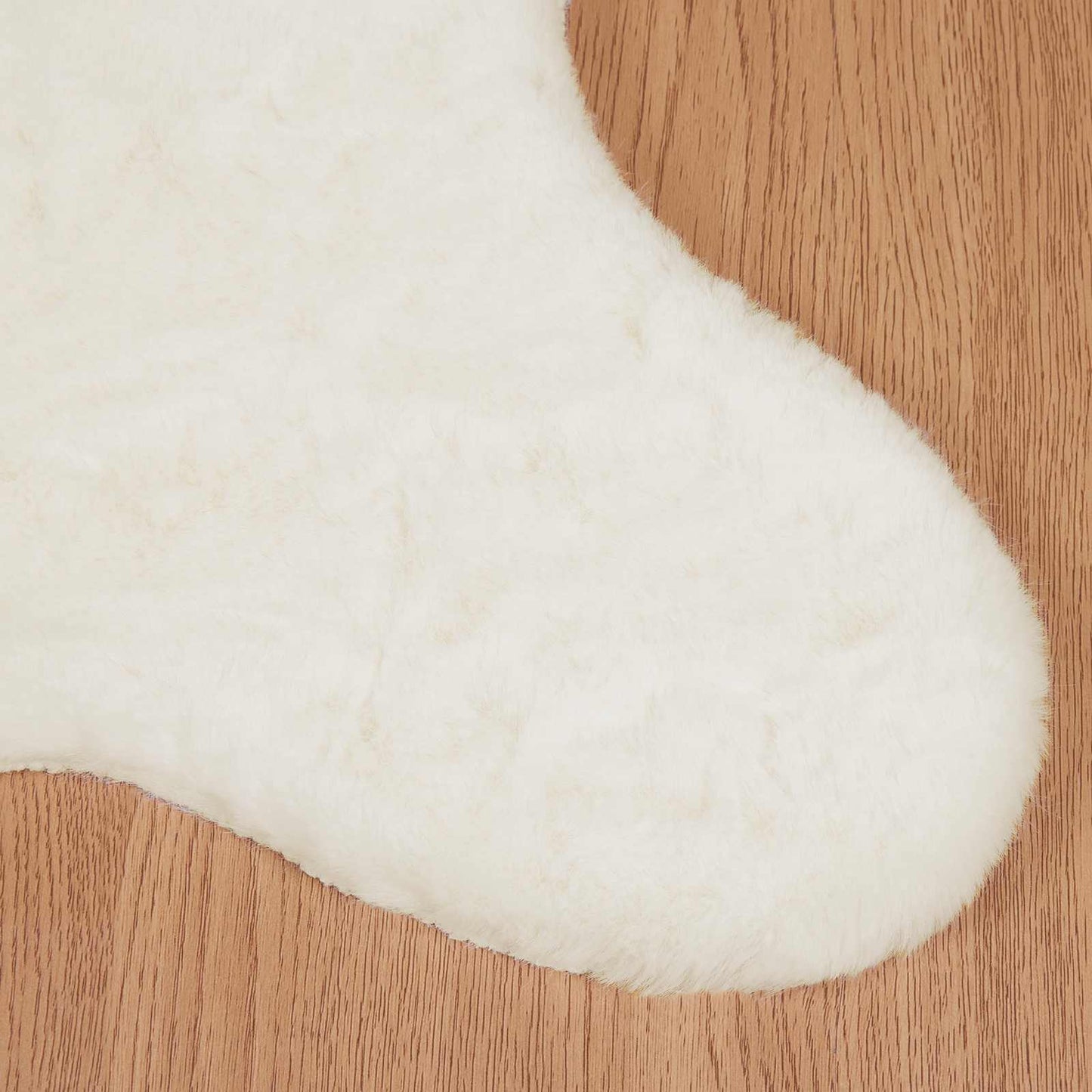 Anti-Slip Faux Rabbit Fur Rug OLITE Cream 60 x 90 cm Polyester