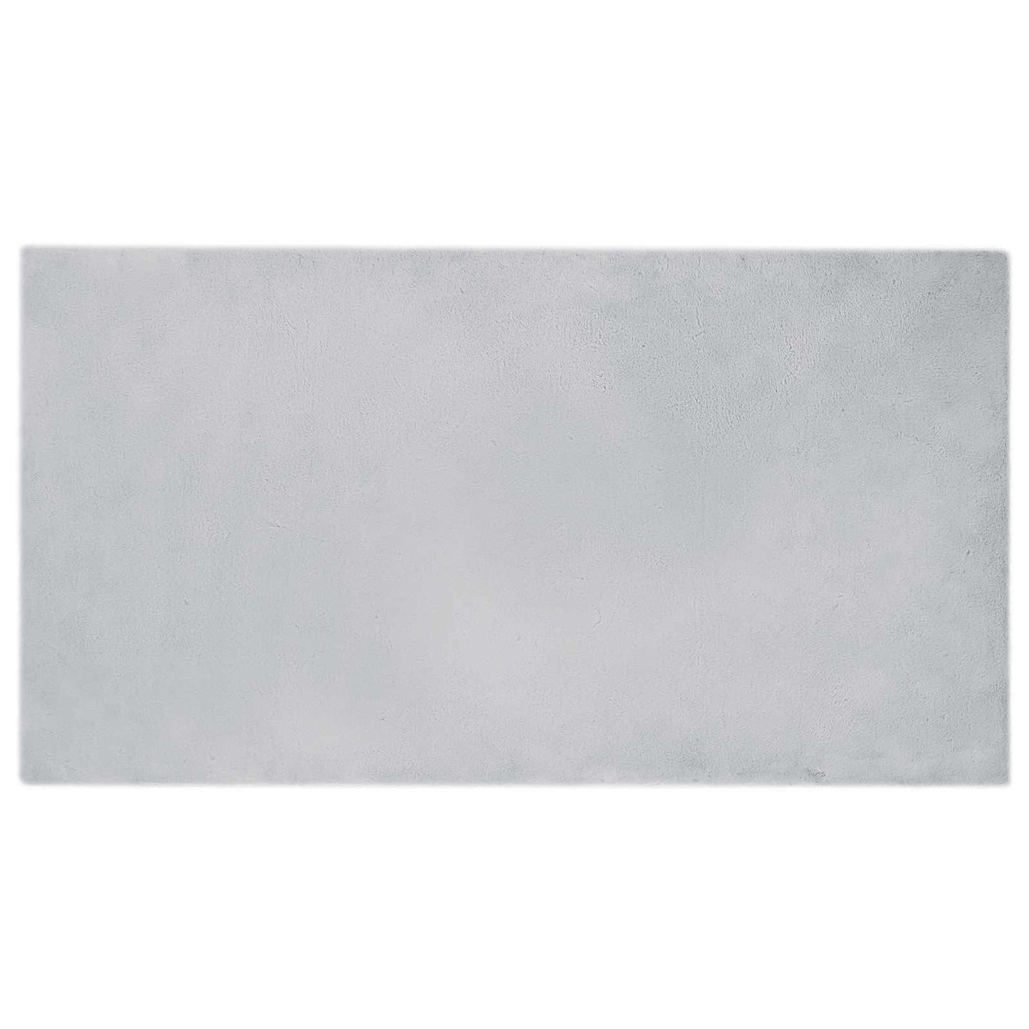 Anti-Slip Faux Rabbit Fur Rug OLITE Grey 80 x 150 cm Polyester