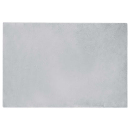 Anti-Slip Faux Rabbit Fur Rug OLITE Grey 120 x 170 cm Polyester