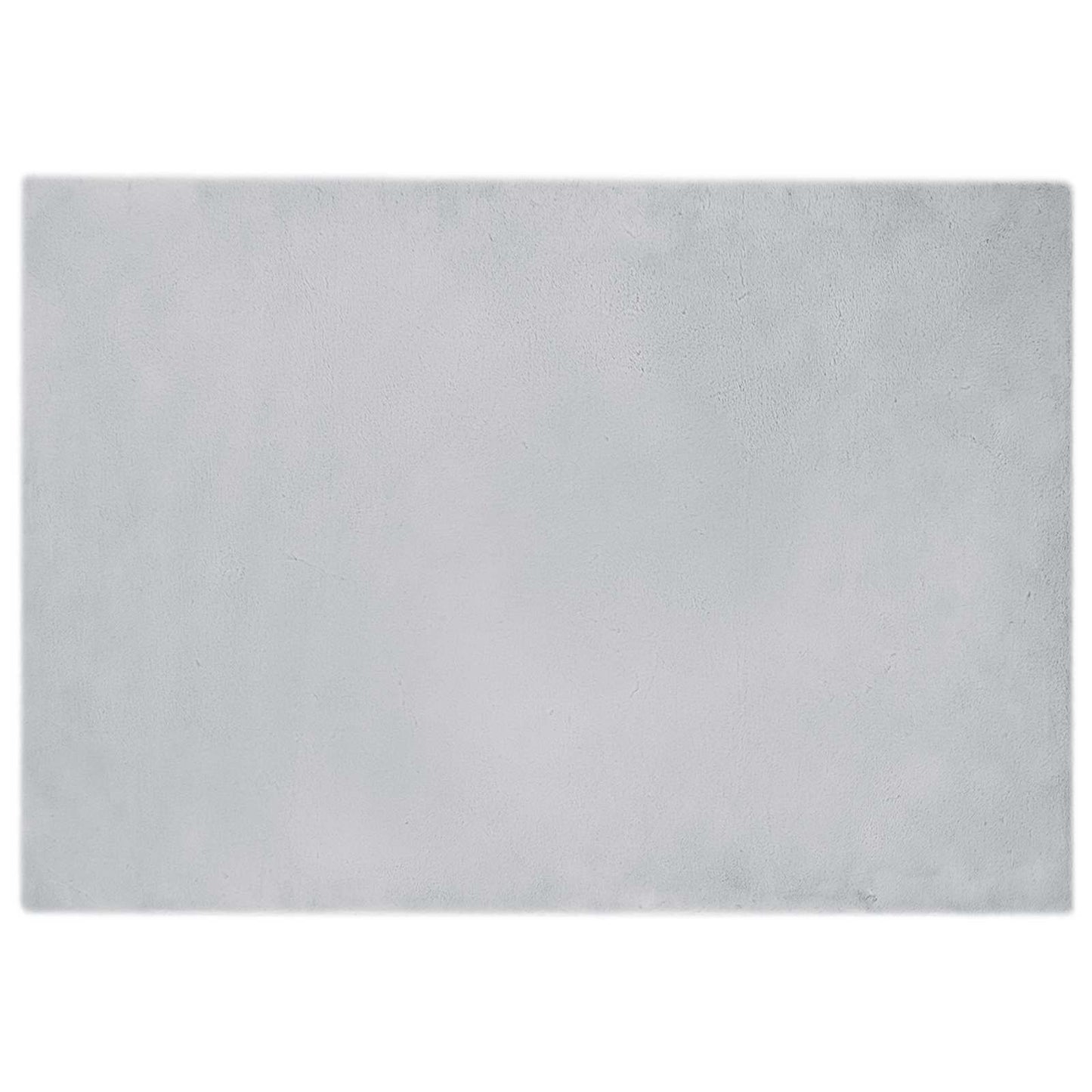 Anti-Slip Faux Rabbit Fur Rug OLITE Grey 160 x 230 cm Polyester